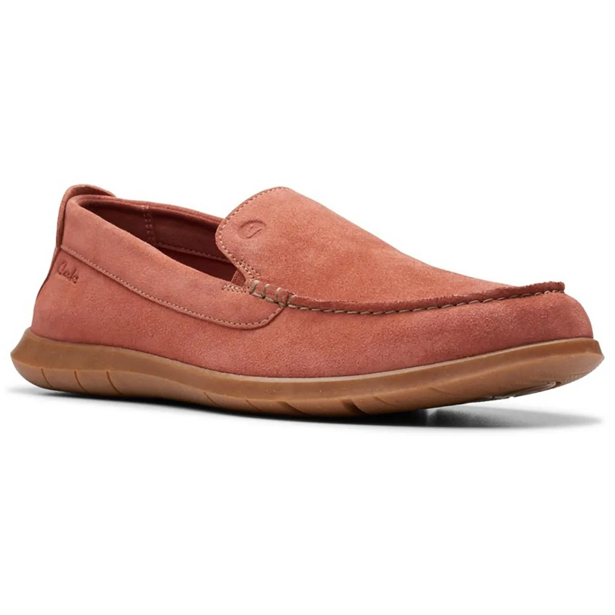 FLEXWAY STEP Mens Leather Slip On Boat Shoes