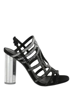 Florenza Crystal-Embellished Slingback Heel Sandals