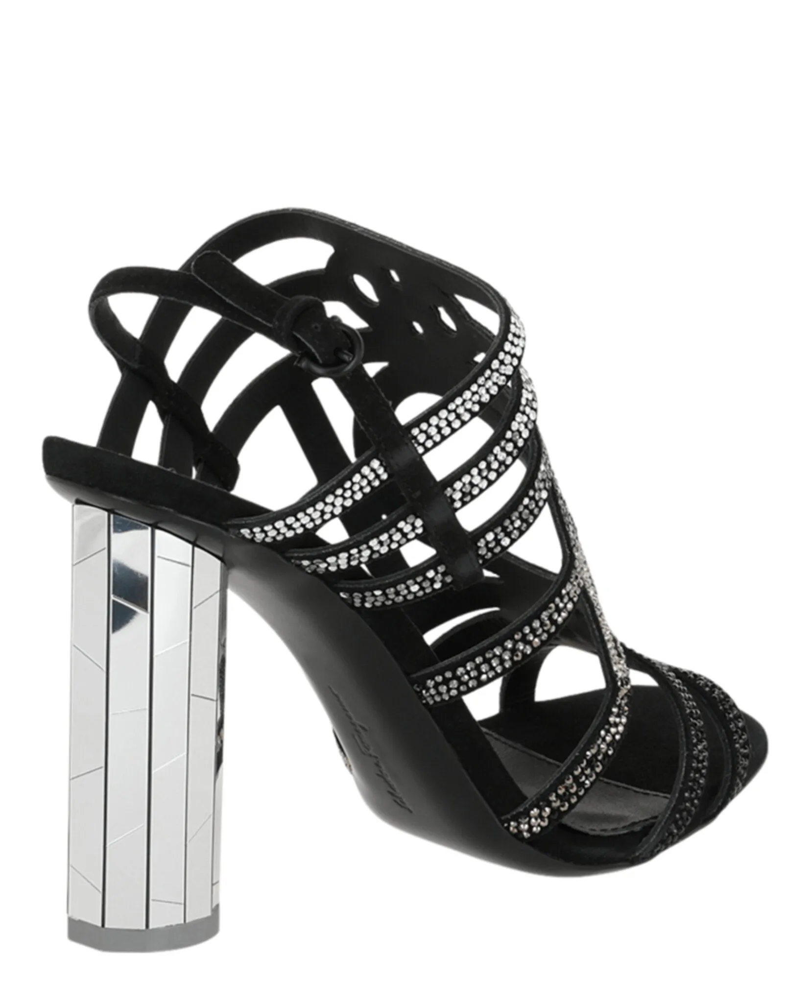 Florenza Crystal-Embellished Slingback Heel Sandals