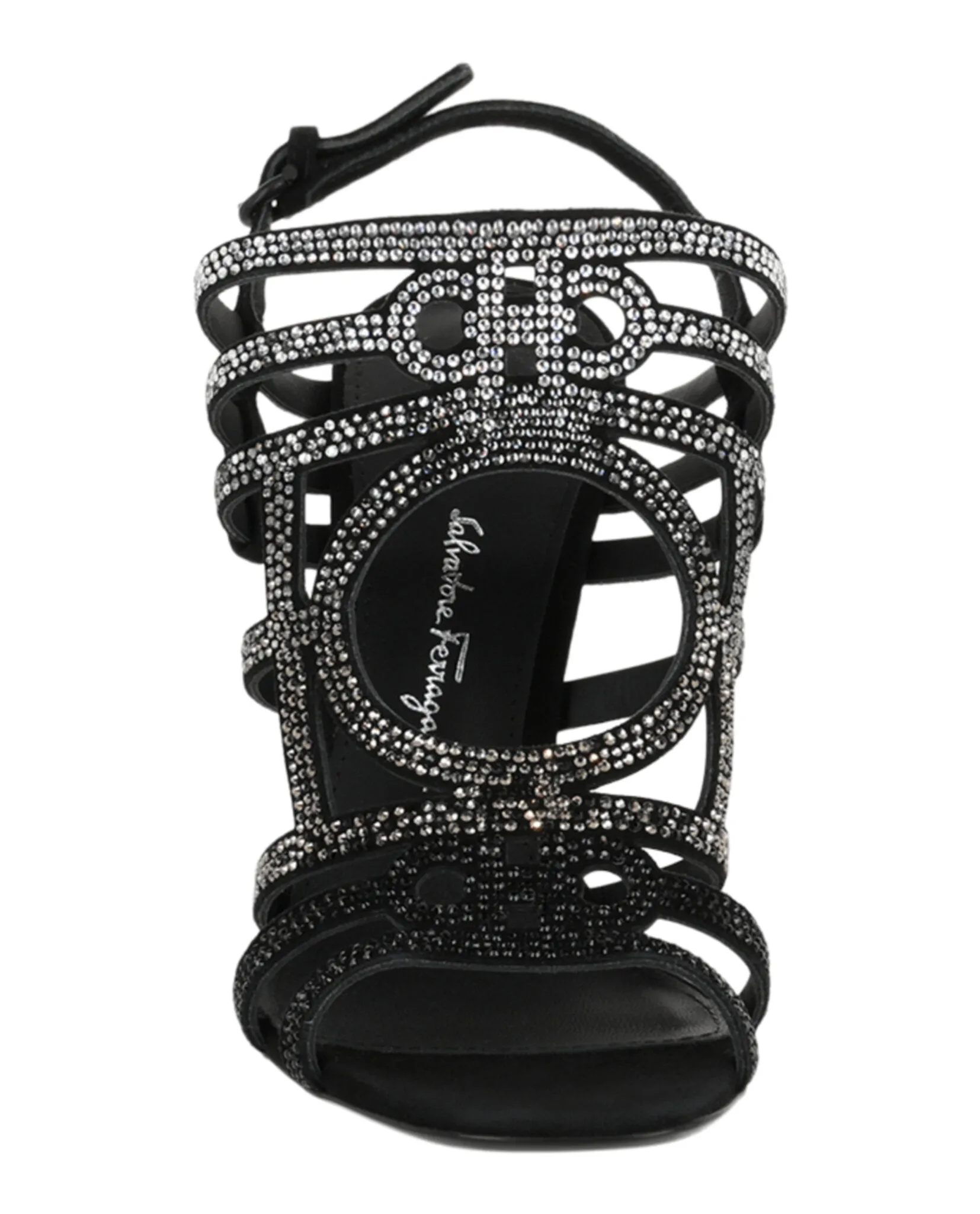Florenza Crystal-Embellished Slingback Heel Sandals