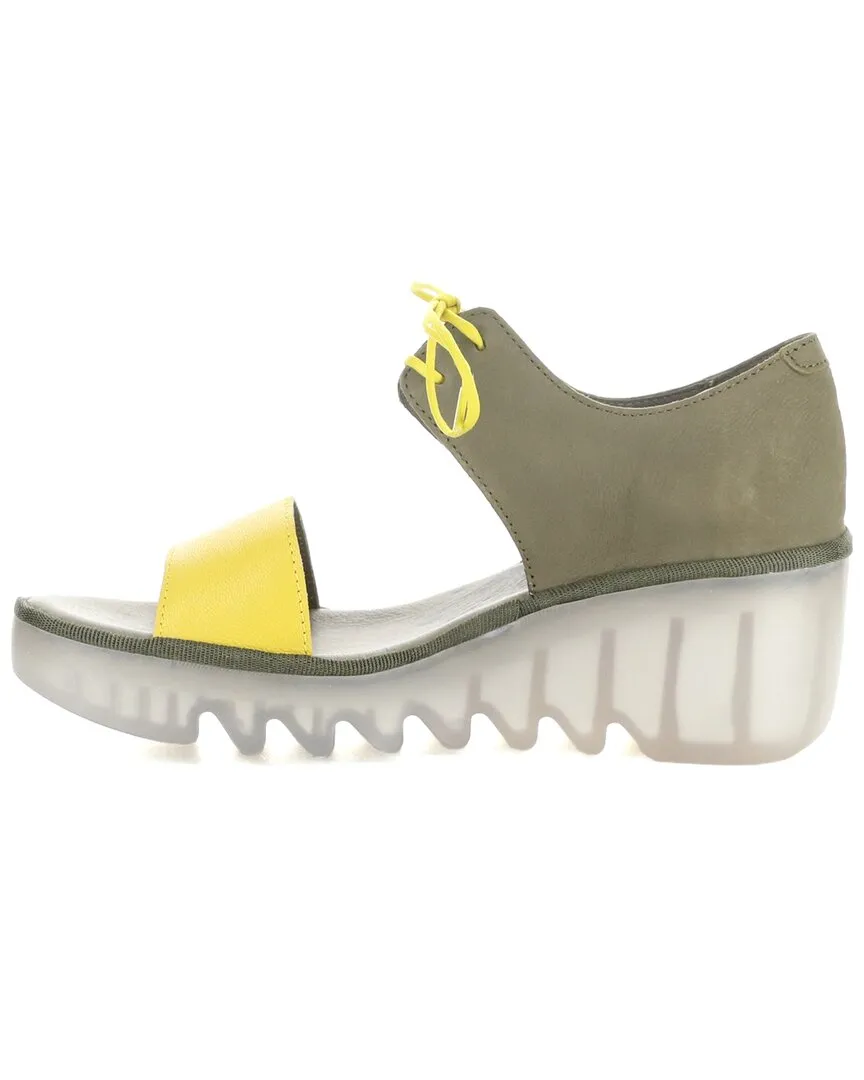 FLY London Bilu Leather & Suede Sandal