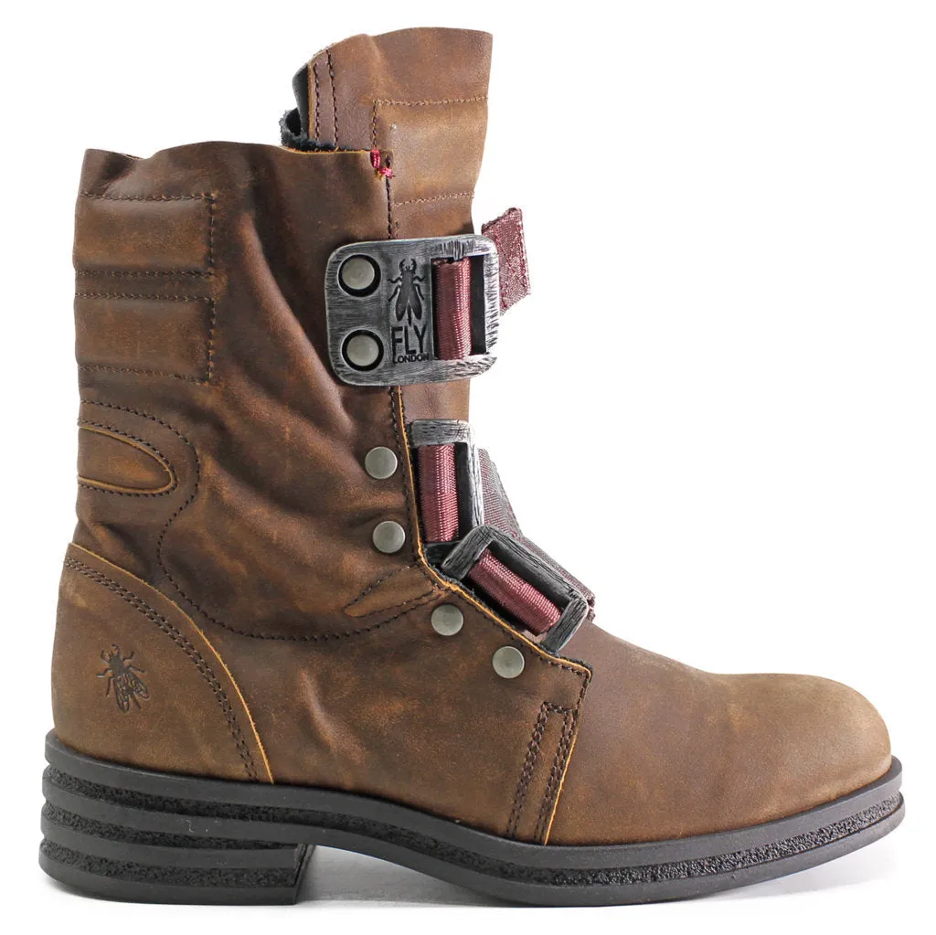 Fly London Kiff682Fly Leather Women's Buckle Ankle Boots