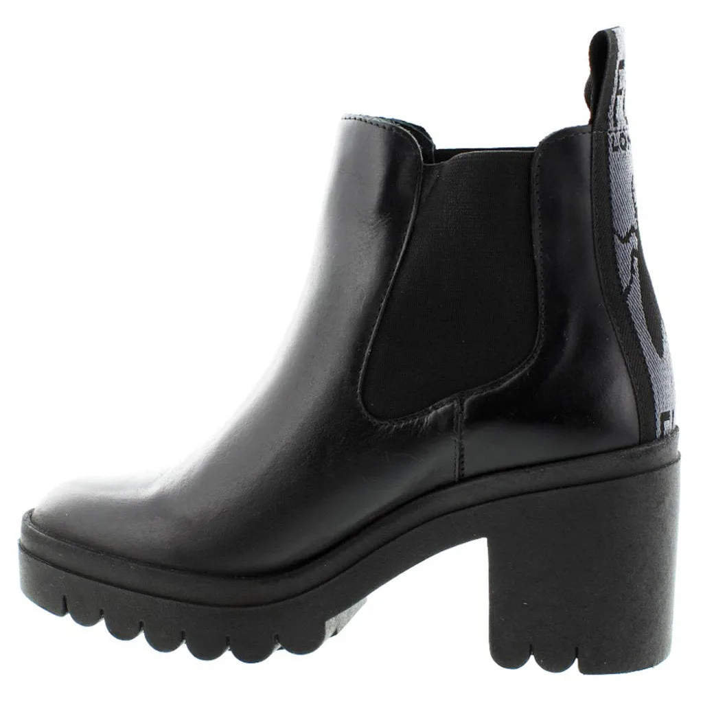Fly London Tope520Fly Leather Women's Block Heel Chelsea Boots