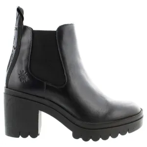 Fly London Tope520Fly Leather Women's Block Heel Chelsea Boots