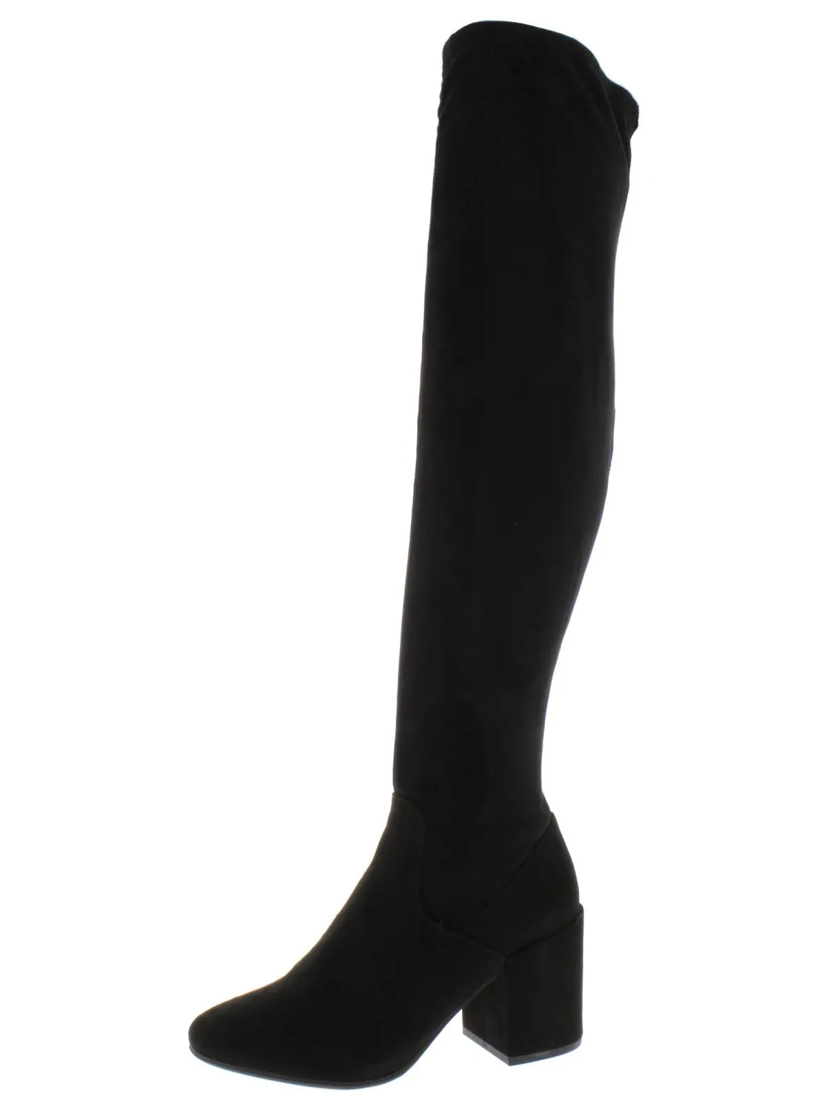 Gabrie Womens Faux Leather Round Toe Over-The-Knee Boots