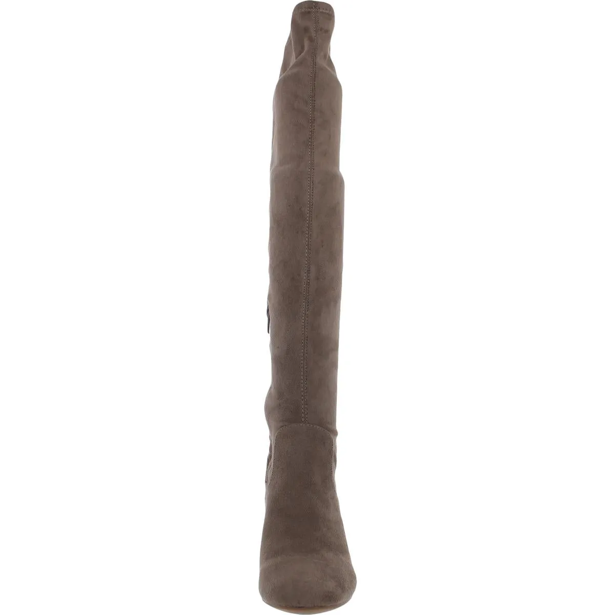 Gabrie Womens Faux Leather Round Toe Over-The-Knee Boots