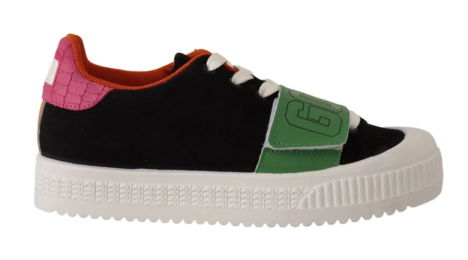 GCDS Suede Low Top Lace Up Women Sneakers Women's Shoes