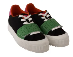 GCDS Suede Low Top Lace Up Women Sneakers Women's Shoes