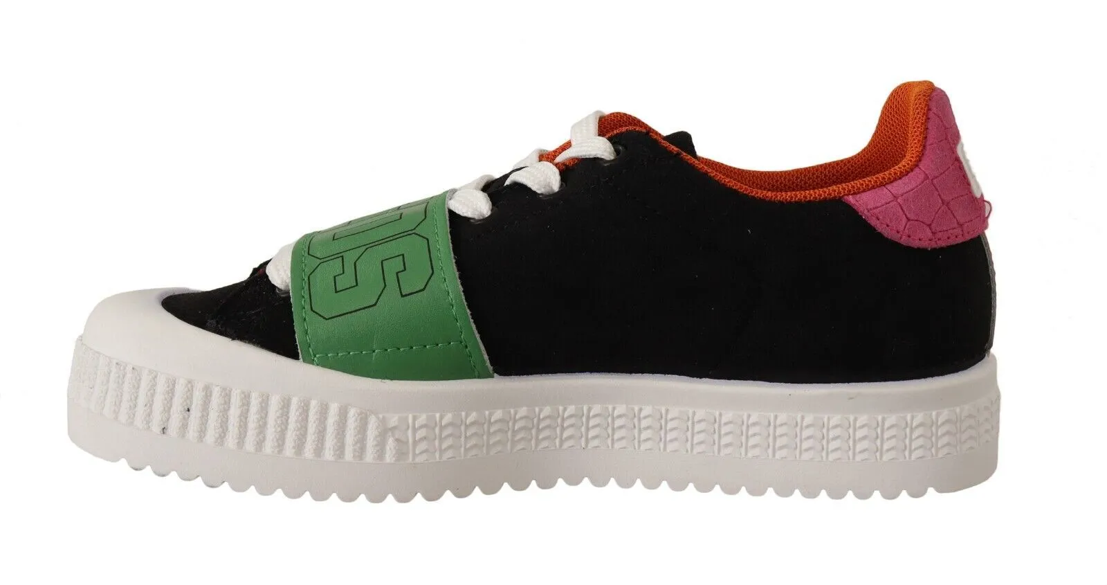 GCDS Suede Low Top Lace Up Women Sneakers Women's Shoes