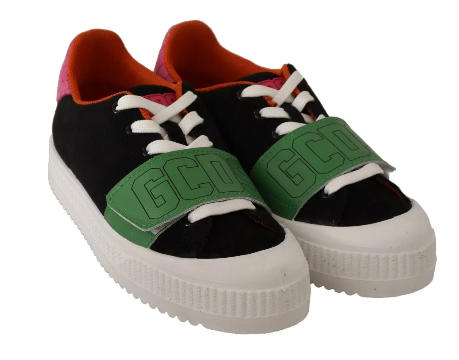 GCDS Suede Low Top Lace Up Women Sneakers Women's Shoes