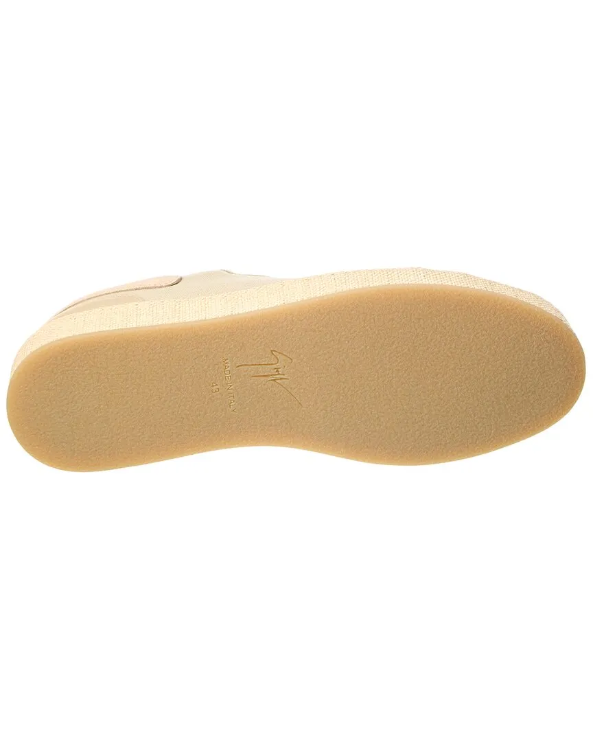 Giuseppe Zanotti GZ/City Canvas & Suede Sneaker