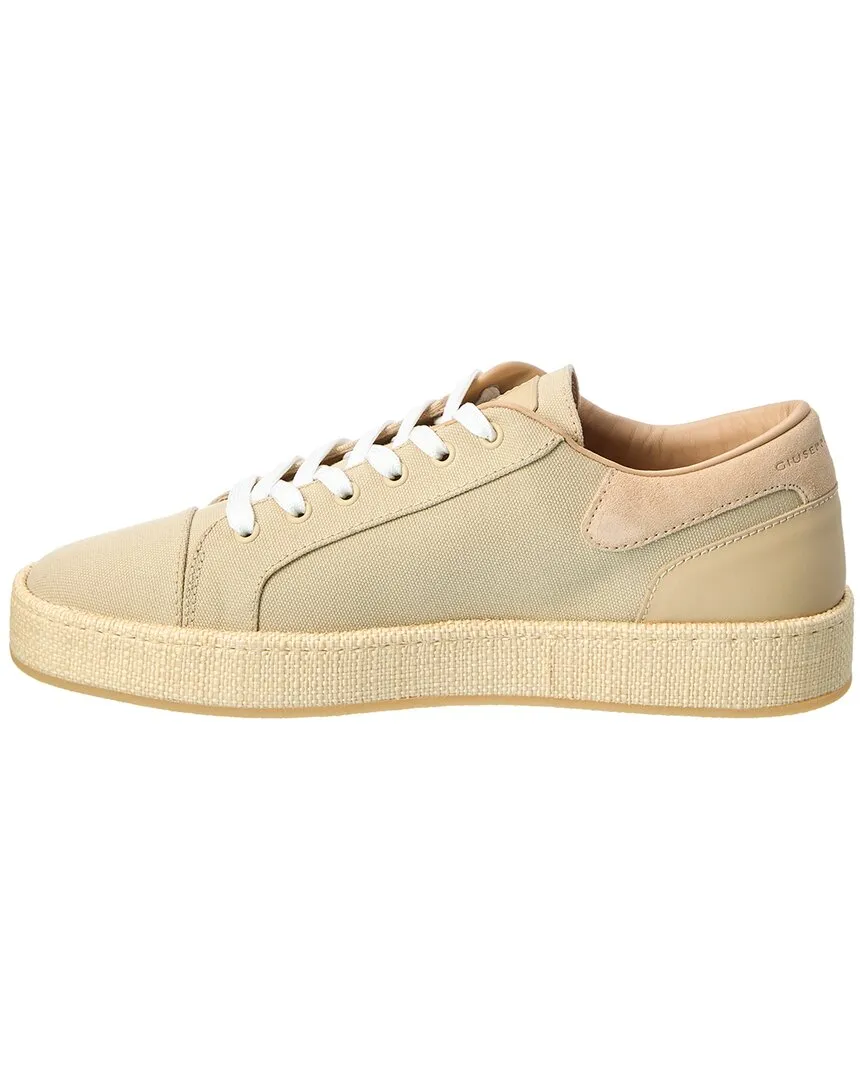 Giuseppe Zanotti GZ/City Canvas & Suede Sneaker