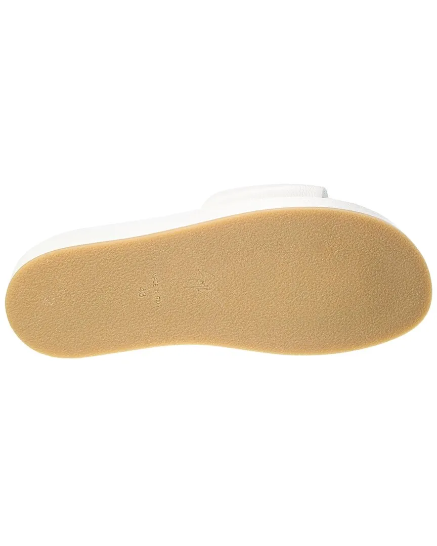 Giuseppe Zanotti Indi 10 Leather Slide