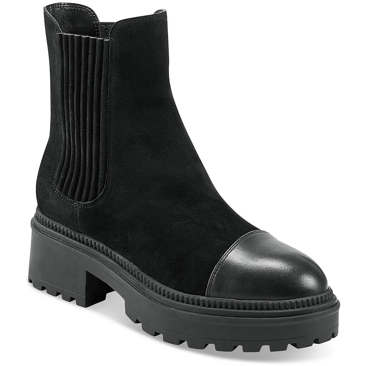 Hadria Womens Lugged Sole Pull On Ankle Boots