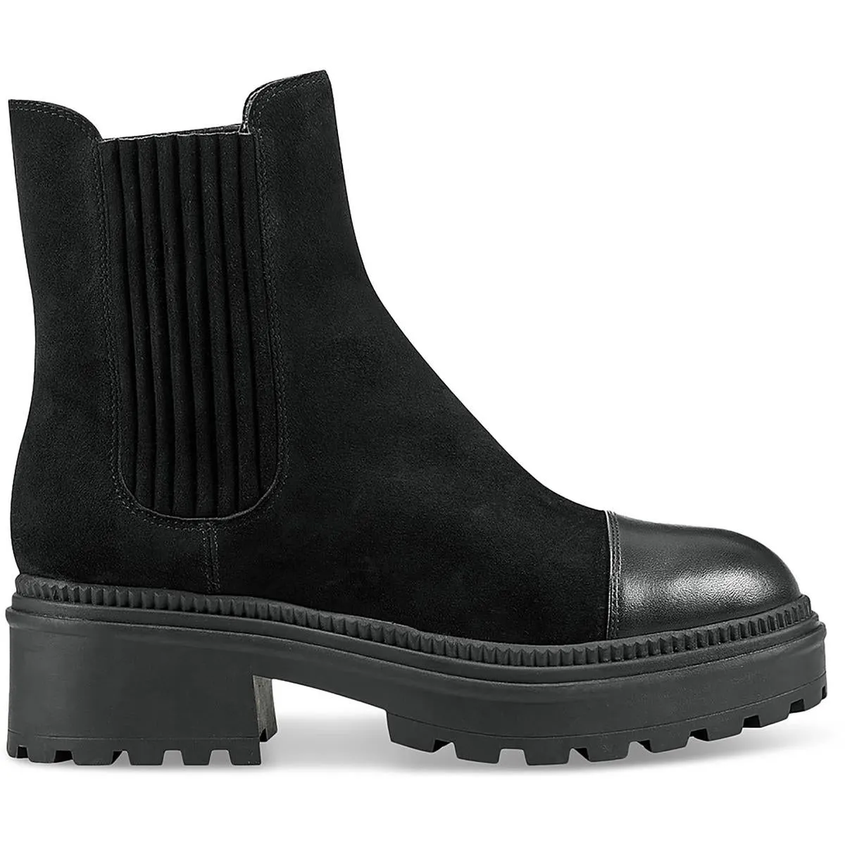 Hadria Womens Lugged Sole Pull On Ankle Boots