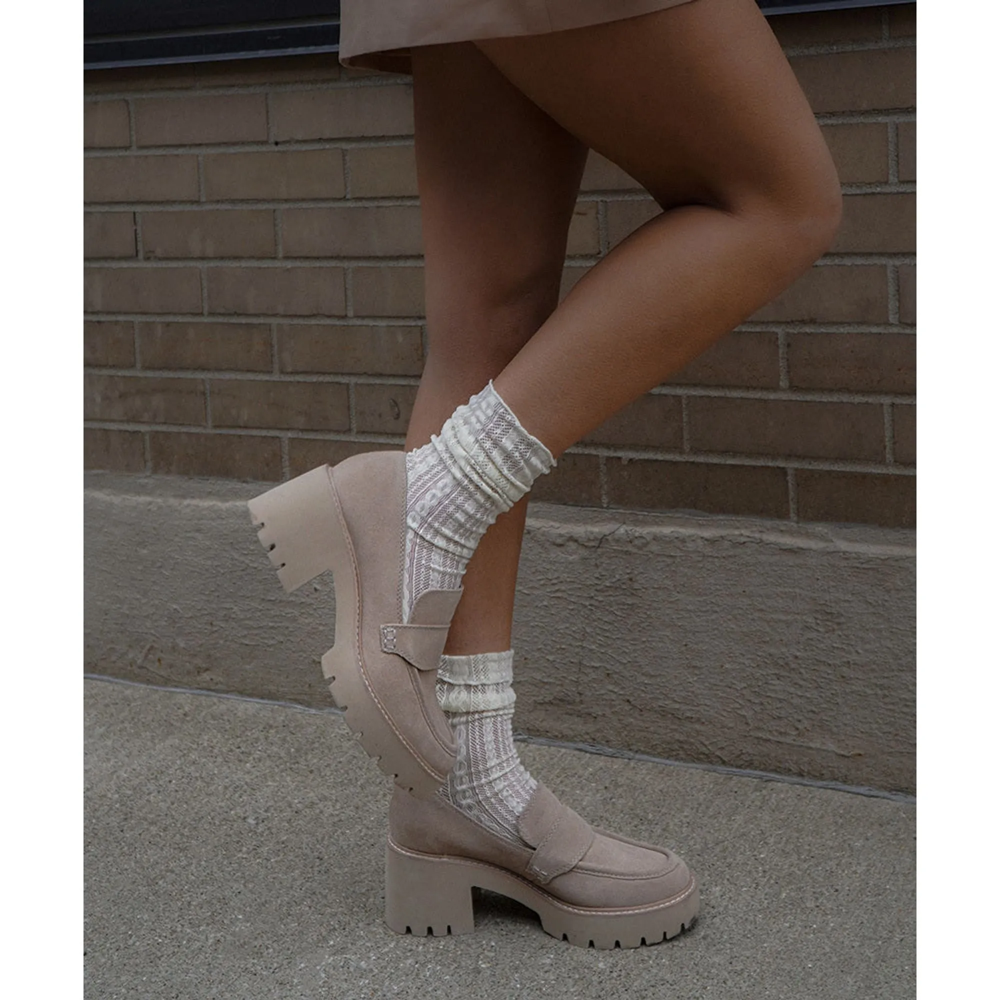 HALONA LOAFERS DUNE SUEDE