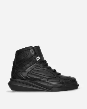 High Top Mono Hiking Sneakers Black