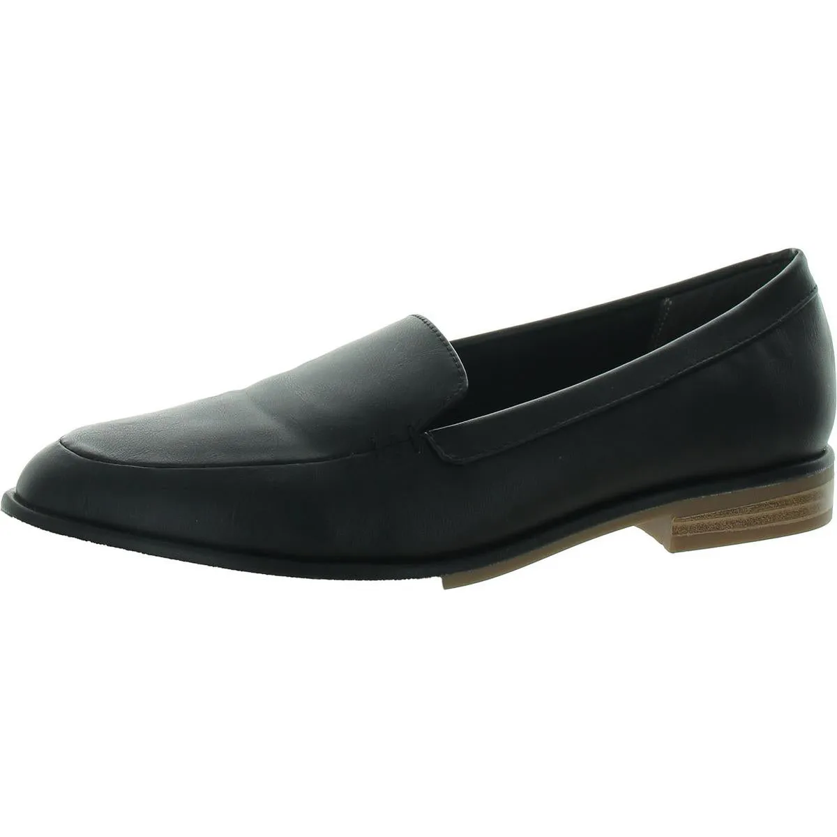 Houstonn Womens Faux Leather Flat Loafers