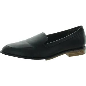 Houstonn Womens Faux Leather Flat Loafers