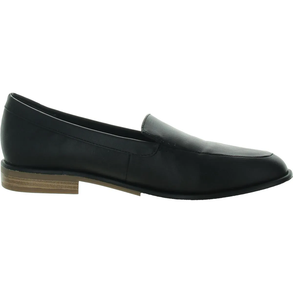 Houstonn Womens Faux Leather Flat Loafers