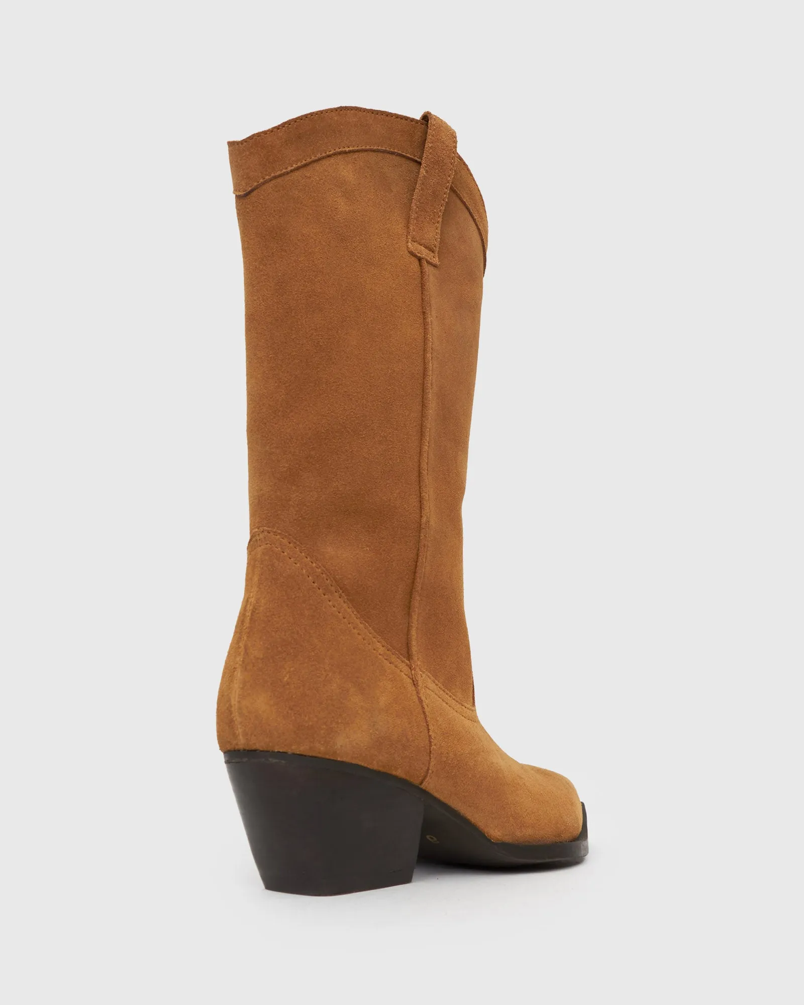 HOWDY Suede Leather Western Boots