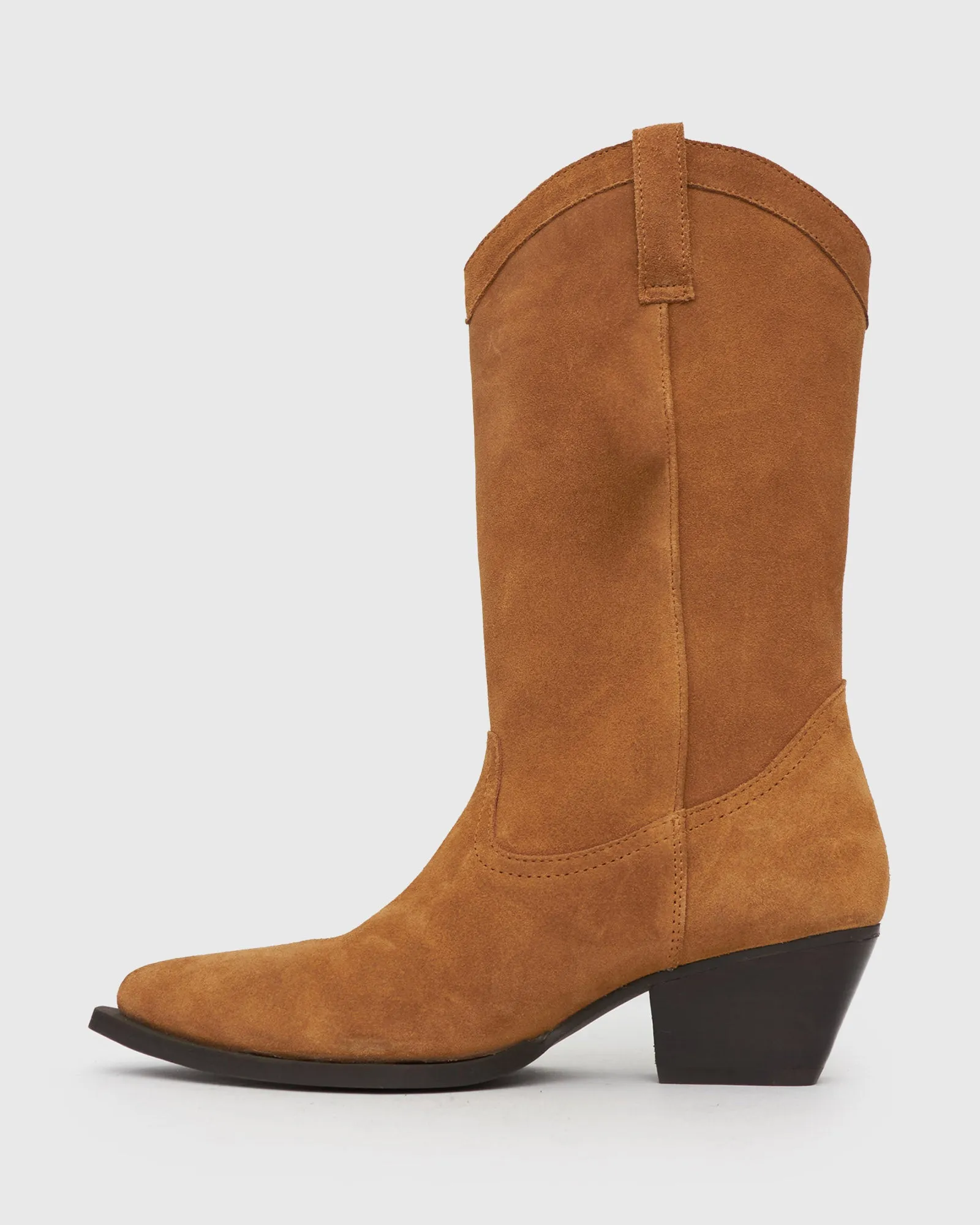 HOWDY Suede Leather Western Boots