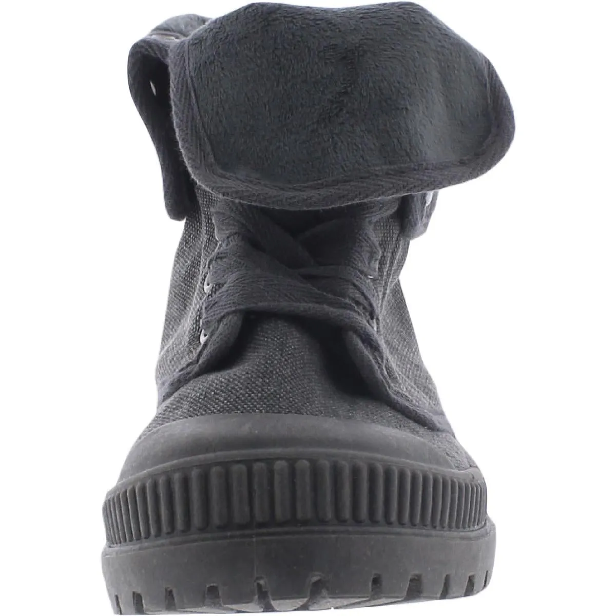 In Charge Womens Tie Round Toe Mid-Calf Boots