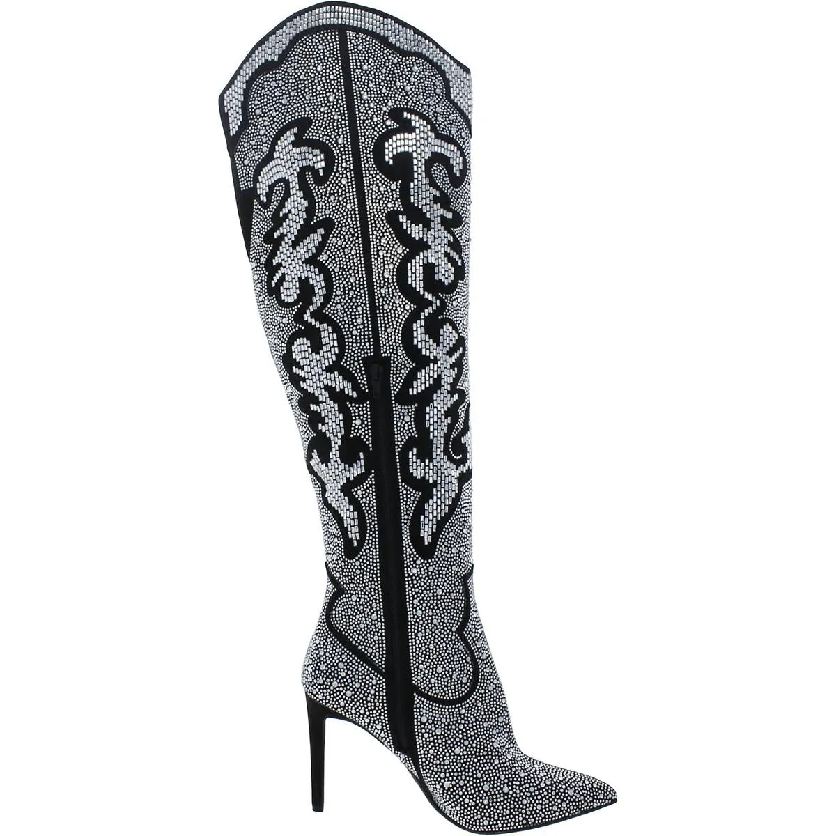 Iresa 4 Womens Embellished Thigh High Over-The-Knee Boots