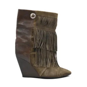 Isabel Marant 'Jacob' Wedge Boots - Women's 41