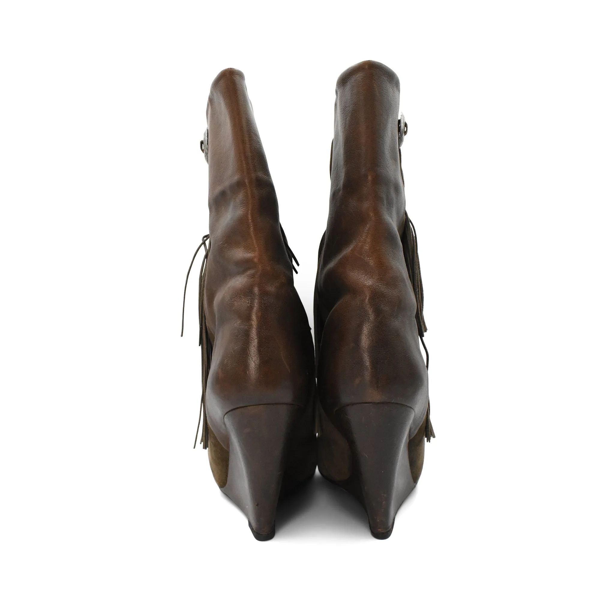 Isabel Marant 'Jacob' Wedge Boots - Women's 41