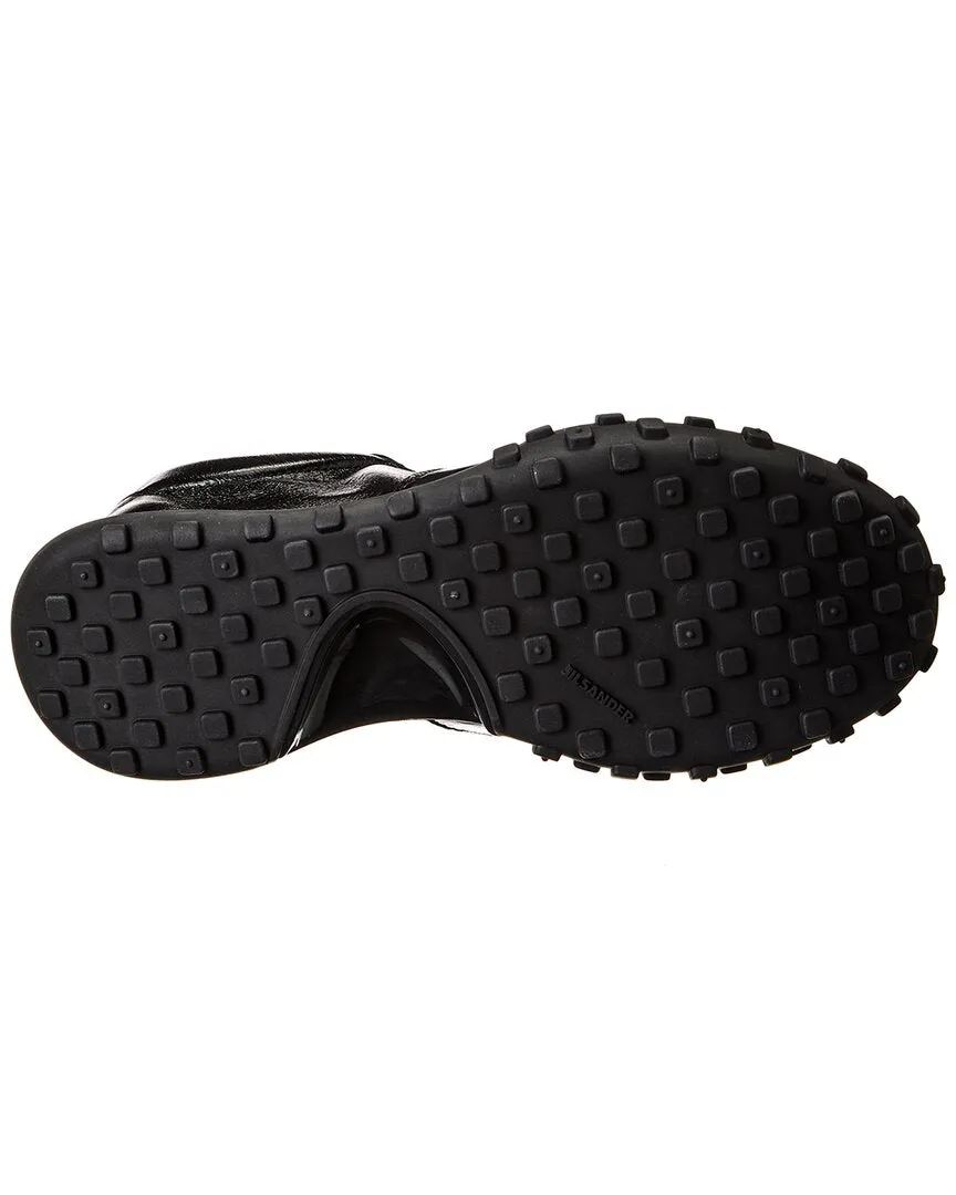 Jil Sander Logo Leather Sneaker