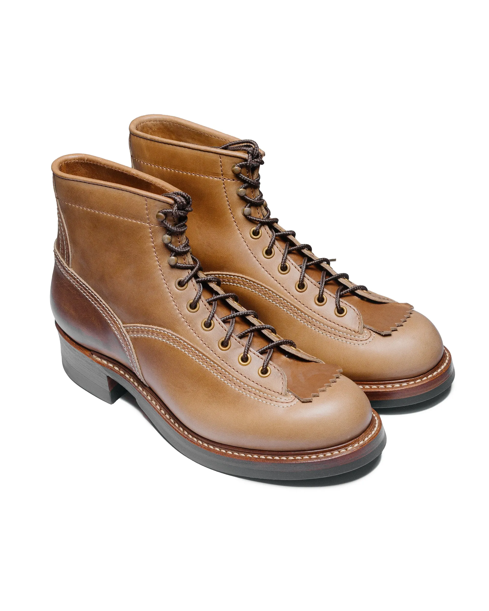 John Lofgren Bootmaker Donkey Puncher Boots Horween Leather CXL Natural