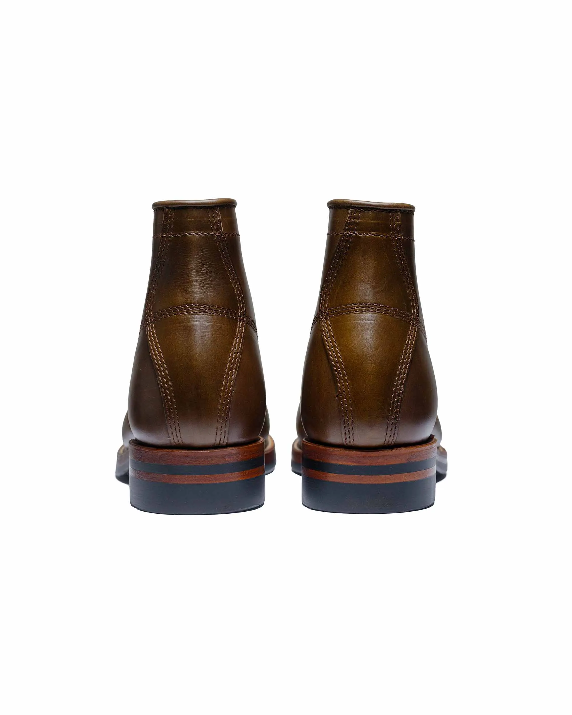 John Lofgren Bootmaker El Capitan Boots Horween Leather CXL Dark Olive
