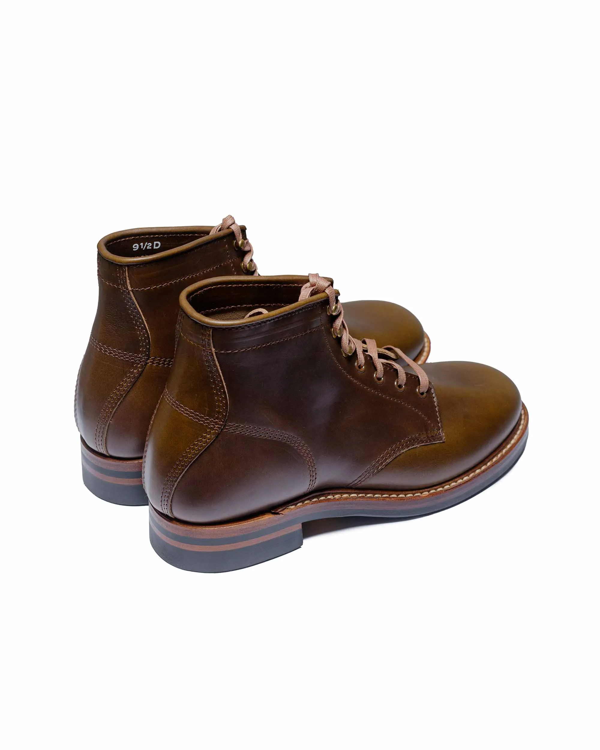 John Lofgren Bootmaker El Capitan Boots Horween Leather CXL Dark Olive