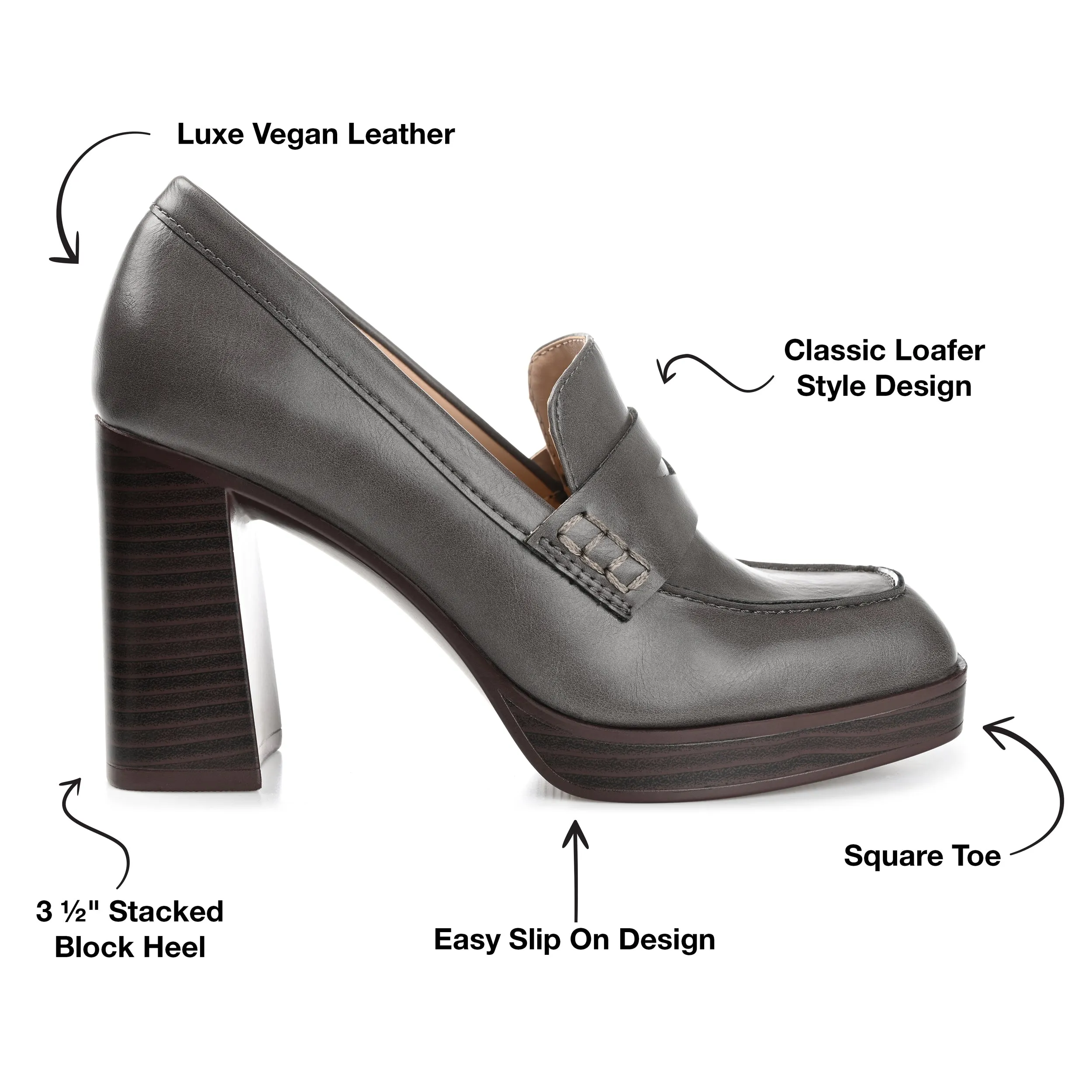 Journee Collection Women's Ezzey Pump