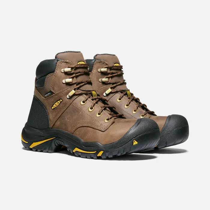 KEEN UTILITY MEN'S MT VERNON 6" WATERPROOF STEEL TOE BOOT