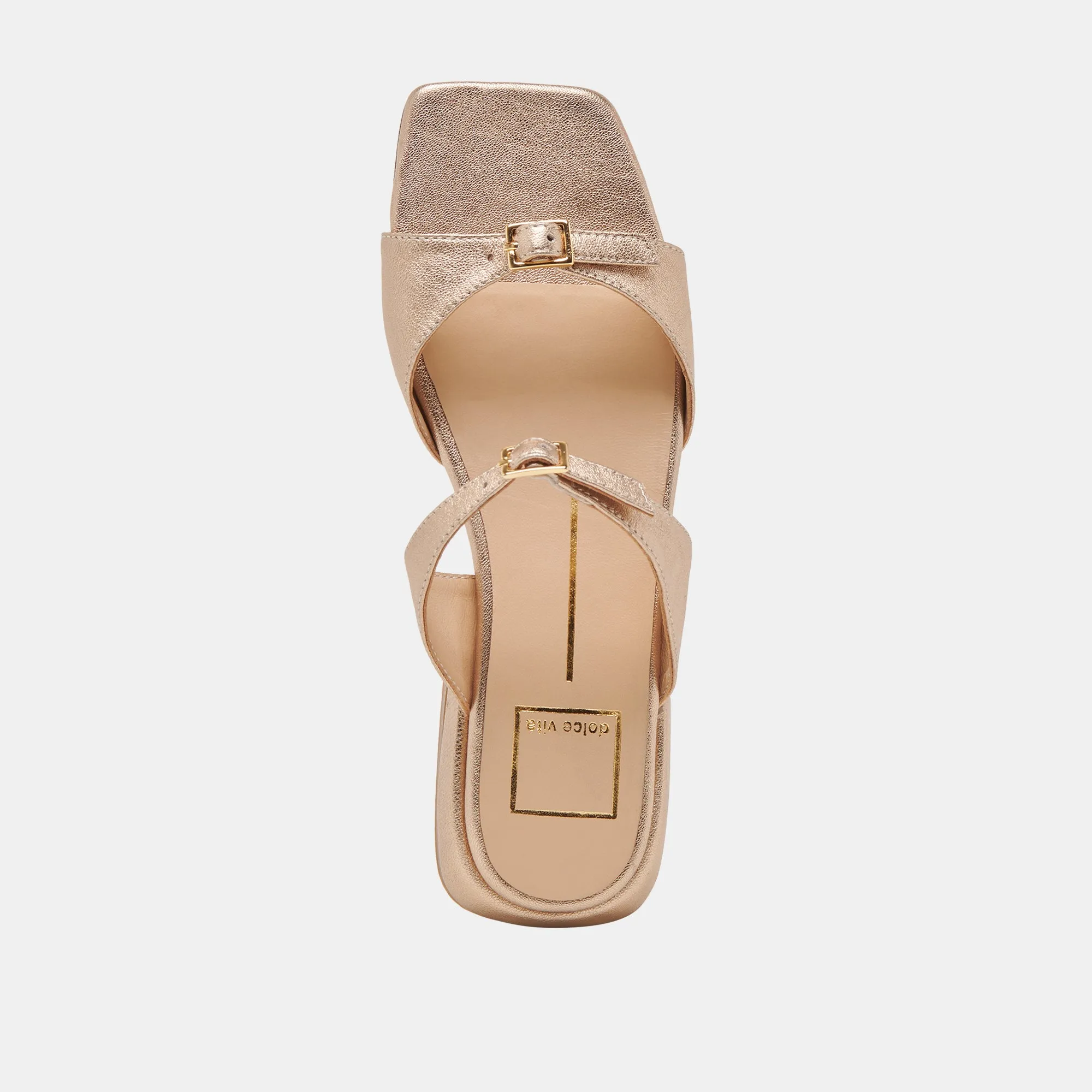 LAVERN SANDALS GOLD METALLIC LEATHER