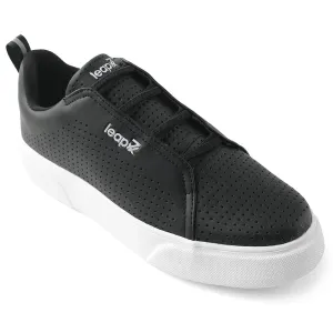 Leap7x Lacing Black Casual Sneakers For Men CROATIA-2E By Liberty