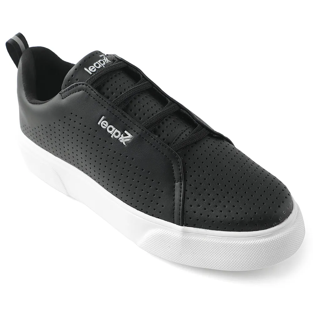 Leap7x Lacing Black Casual Sneakers For Men CROATIA-2E By Liberty