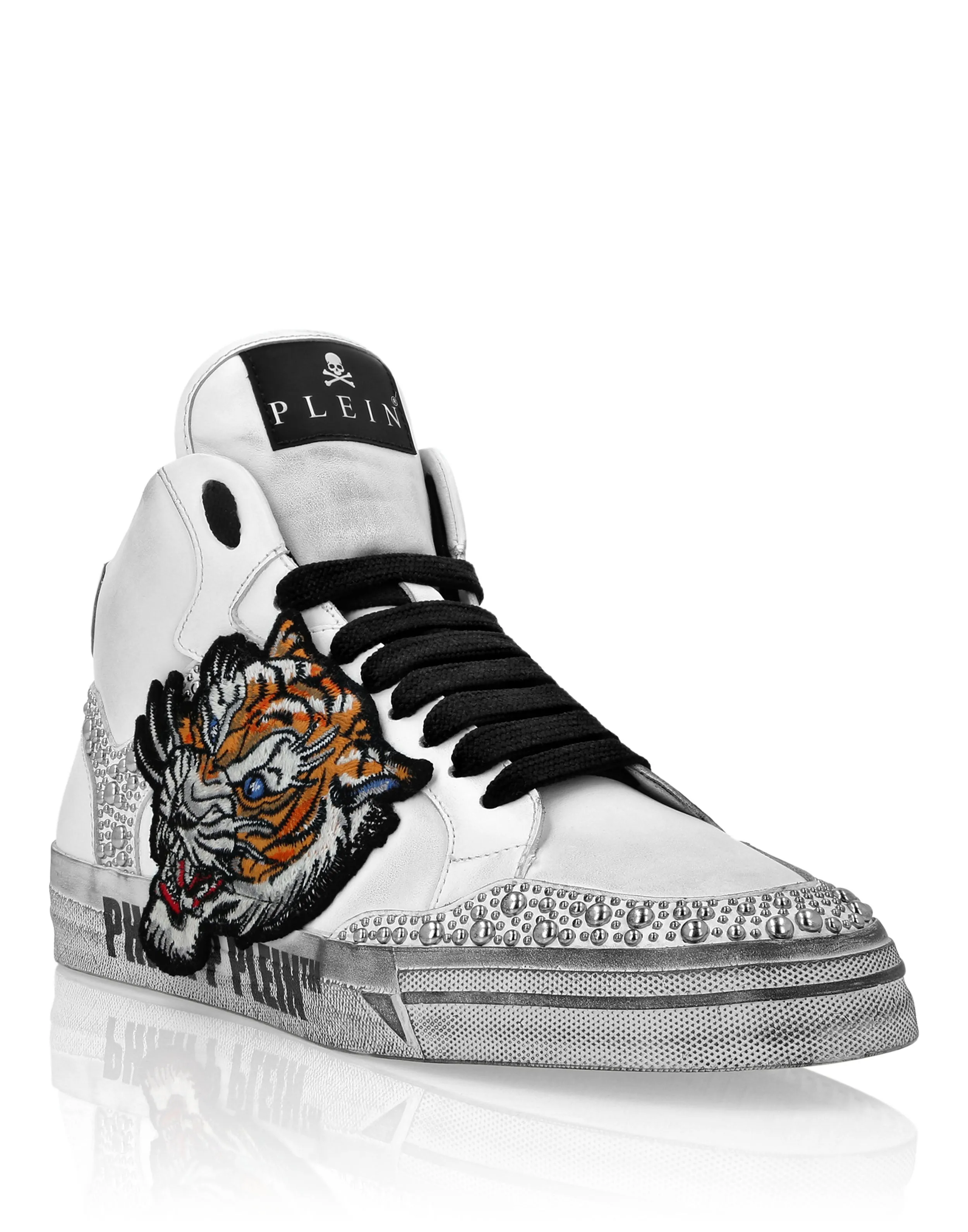 Leather Hi-Top Sneakers Retrokickz Tiger