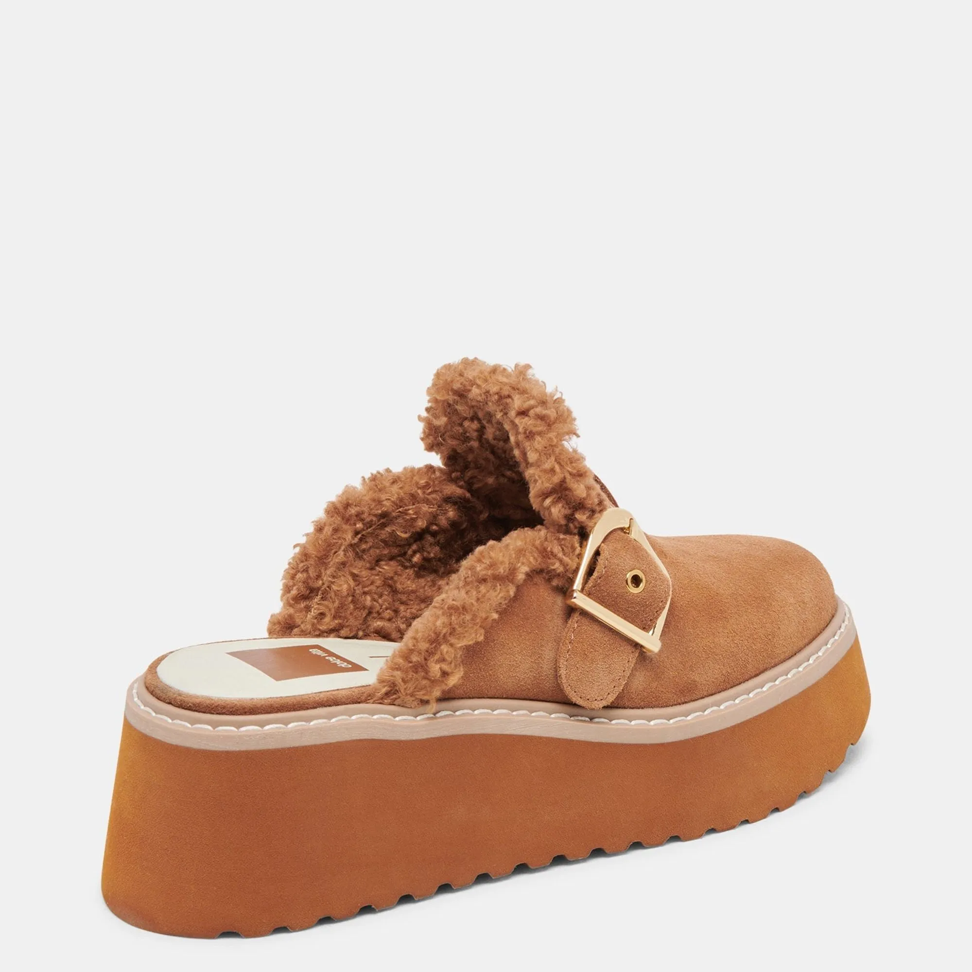 Lelani Plush Flats Pecan Suede