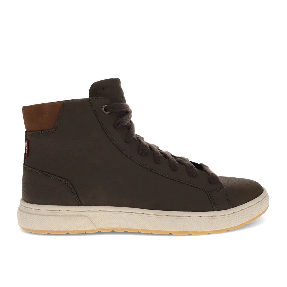 Levi's Mens Caleb Synthetic Leather Lace Up Casual Sneaker Boot