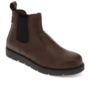 Levi's Mens Chelsea Logger Synthetic Leather Casual Pull On Boot