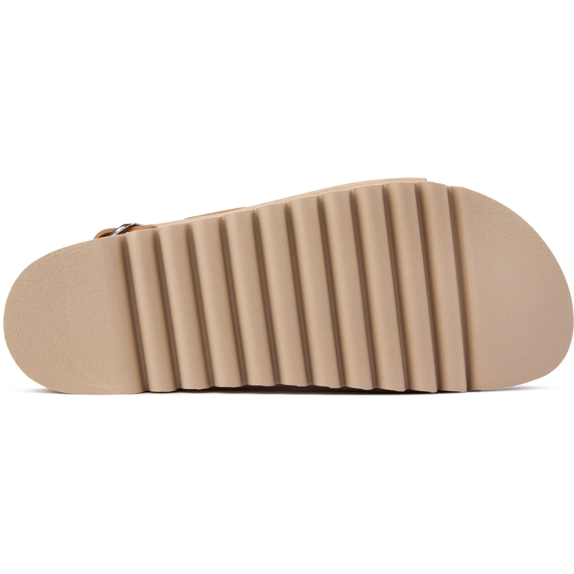 Lima Women's Vegan Footbed Sandals | Beige