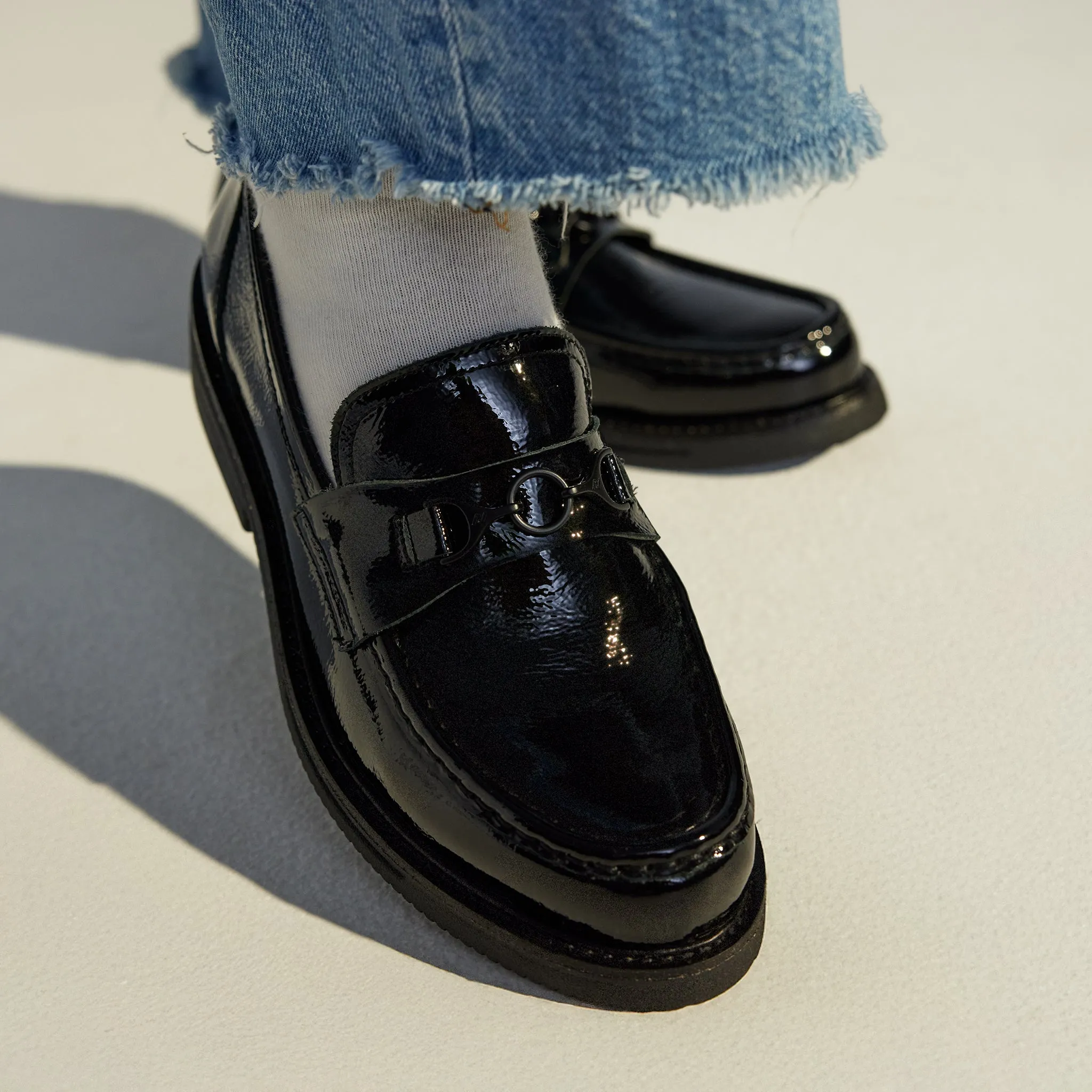 Loafer Rise Black Patent