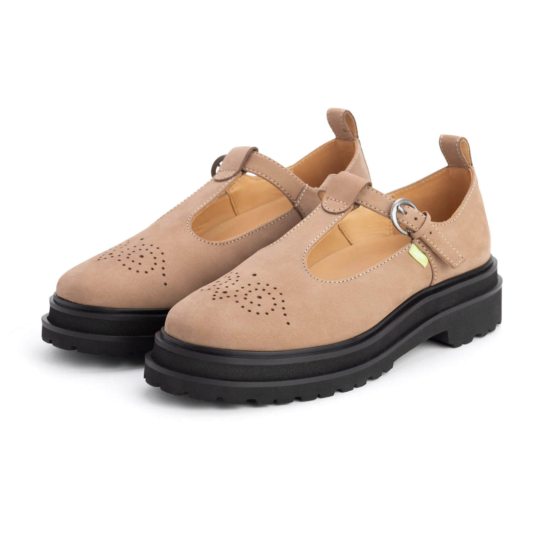 Loafer Step T-Bar Taupe
