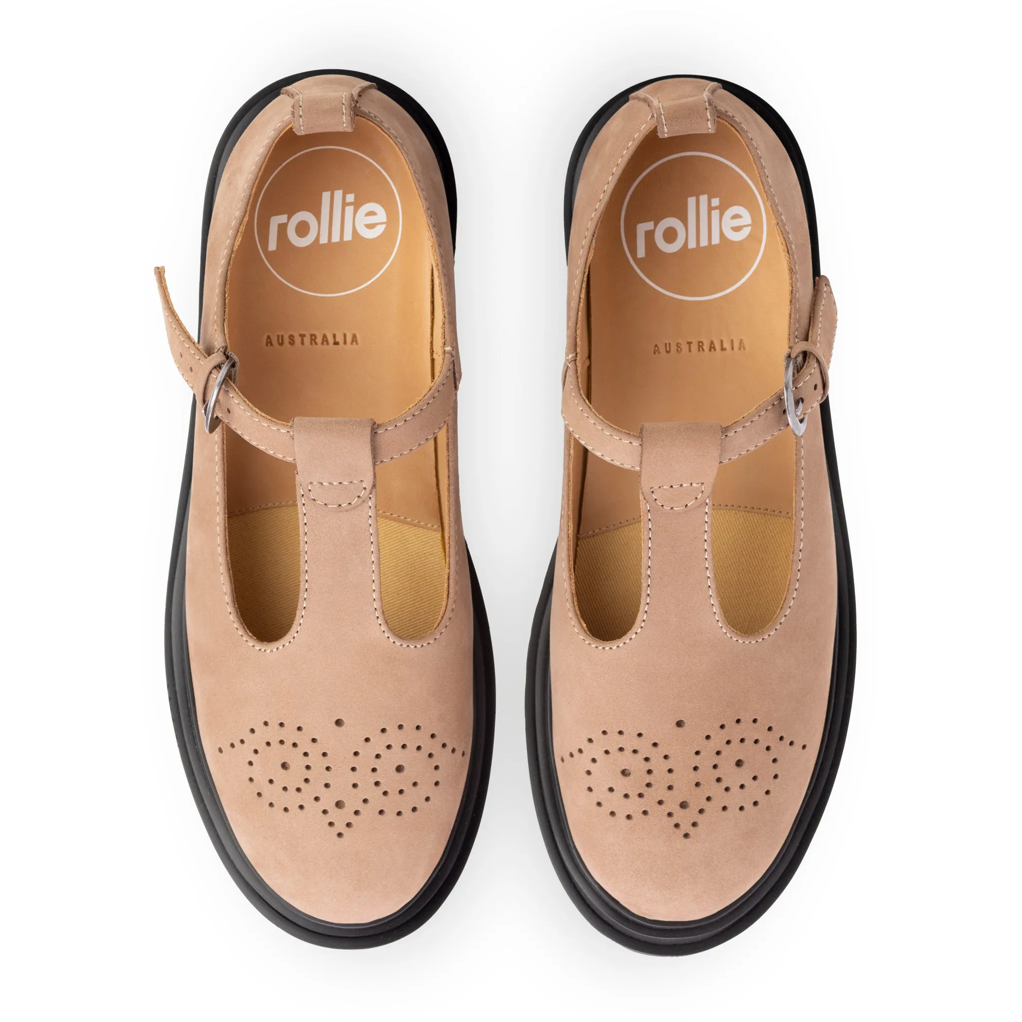 Loafer Step T-Bar Taupe