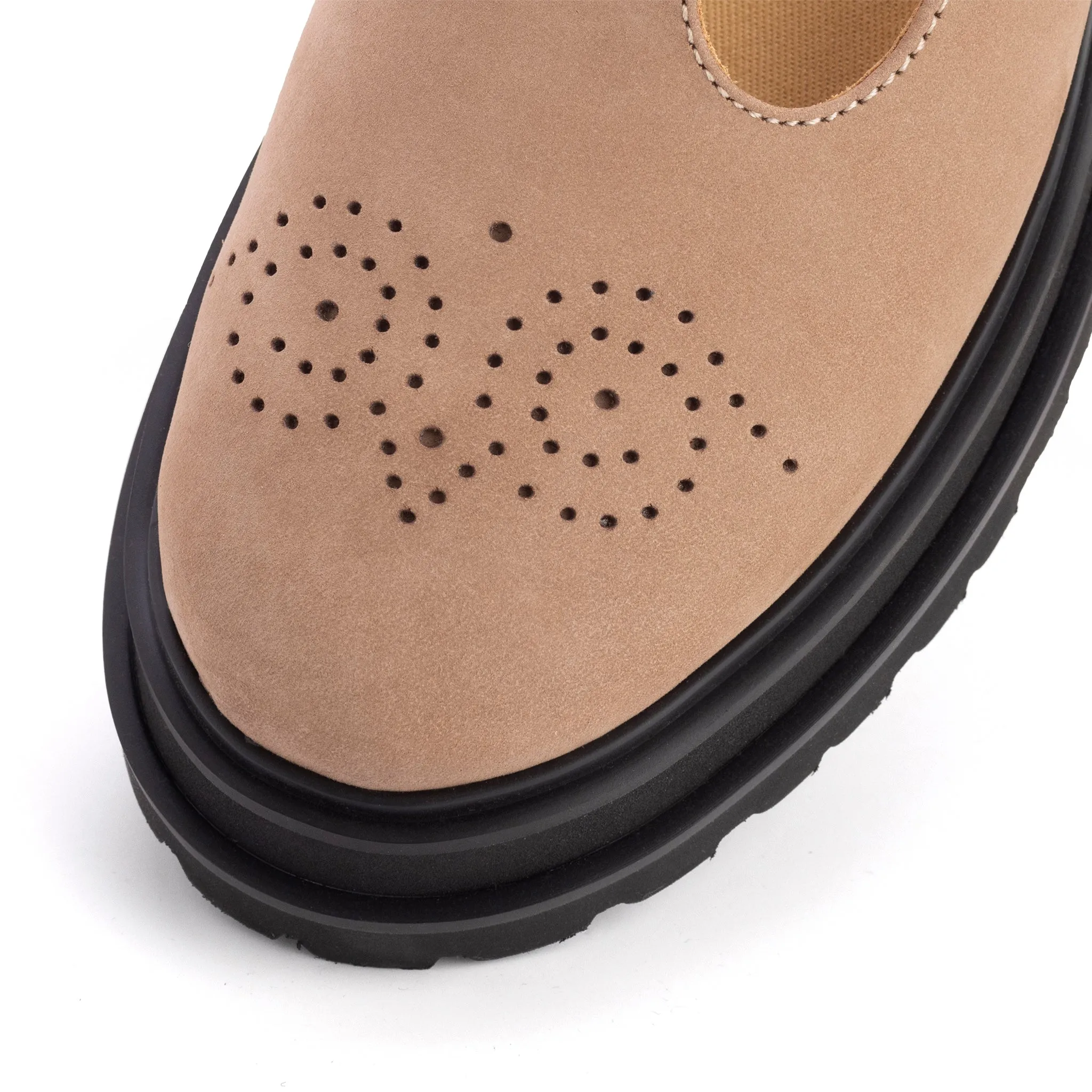 Loafer Step T-Bar Taupe