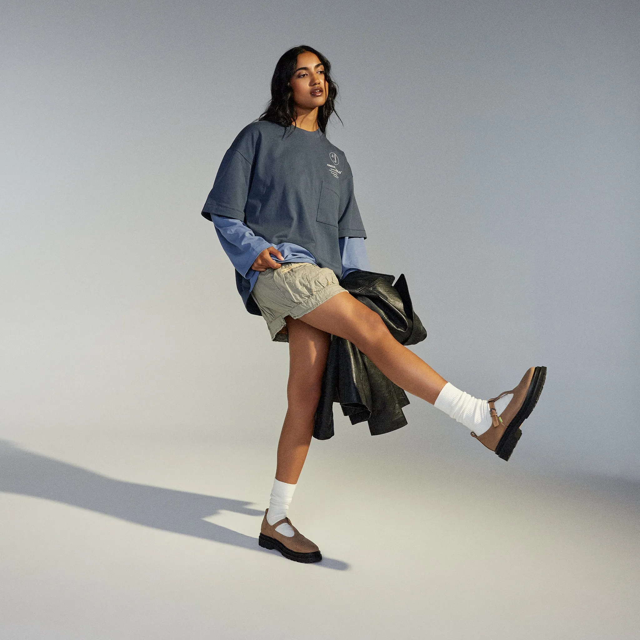 Loafer Step T-Bar Taupe