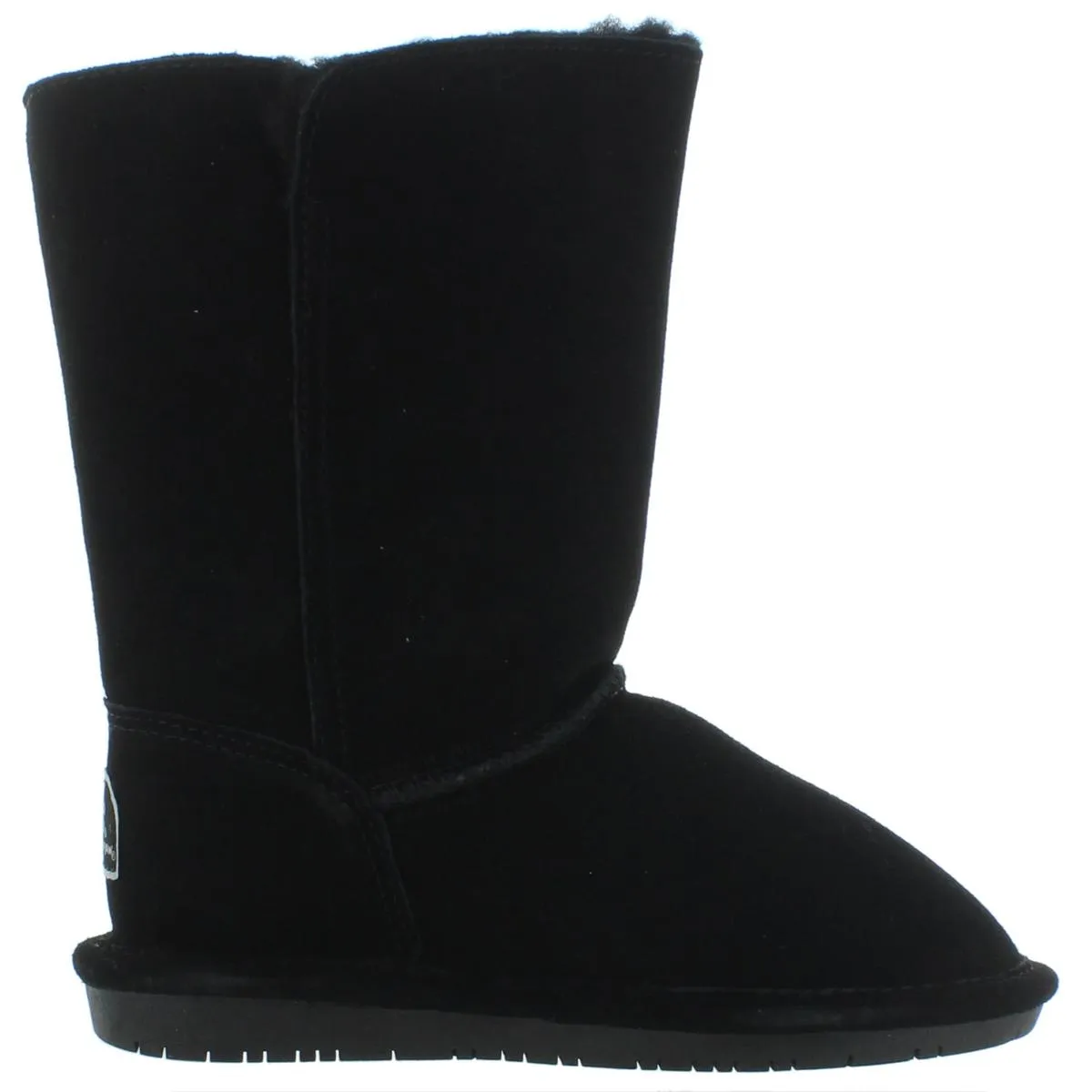 Lori Womens Fur Trimmed Suede Shearling Boots